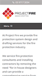 Mobile Screenshot of projectfire.com.au